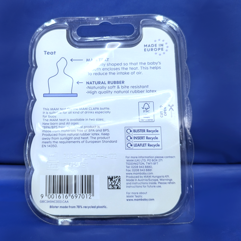 MAM Orthodontic Teats (2-PACK)